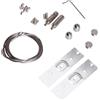 MaxLight Magnetic set per sospensione binario x W acciaio MA0024