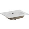 Comad Go lavabo 61x46 cm rettangolare da appoggio bianco GO60/DP-8095