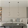 Emibig Verdi lampada sospesa 1x15 W nero-grafite 1434/1