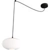 Emibig Origo lampada sospesa 1x15 W bianco-nero 1374/1