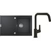 Grohe Set lavello in granito Grohe K400 31639AP0, rubinetto da cucina Grohe Start 304702430