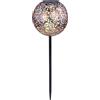 Globo Lighting Solar lampada solare da terra 1x0.06 W nero-argento 33743