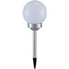 Globo Lighting Solar lampada solare da terra 1x0.06 W bianko-argento 3375