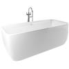 Kludi Elin S vasca da bagno freestanding 180x80 cm rettangolare bianco 52BF0343