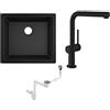 Hansgrohe Set rubinetto da cucina Hansgrohe Talis M54 72809670, lavello in granito Hansgrohe S 51 43431170, 43927000
