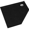 Schedline Sharper Black Stone piatto doccia pentagonale 80x80 cm nero 3S.S1PK-8080/C/ST