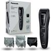 Panasonic ER-GB62-H503 Regolabarba e Tagliacapelli da Uomo, Tagliacapelli Portatile Cordless Impermeabile, 39 Impostazioni di Lunghezza, 3 Accessori, Funzionamento Senza Filo e con Cavo, Grigio Opaco