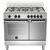 Bertazzoni La Germania Americana AMN9P5EXV cucina Elettrico Gas Acciaio inox