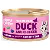 Edgard&Cooper Cat Kitten Chunks Anatra e Pollo Bocconcini in Salsa - Edgard&Cooper - Cat Kitten Chunks Anatra e Pollo Bocconcini in Salsa - 85GR