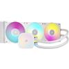 CORSAIR iCUE LINK TITAN 360 RX RGB Raffreddatore CPU a Liquido - 360mm AIO - 3x RX120 Ventole RGB Incluse - Adatto a Intel LGA 1851/1700, AMD AM5/AM4 - Hub di Sistema iCUE LINK Incluso - Bianco