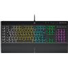 Corsair K55 RGB PRO Tastiera da Gioco Cablata a Membrana - Resistente Alla Polvere e ai Versamenti - 6 Tasti Macro con Integrazione Elgato - Compatibile con iCUE - QWERTY IT - PC, Mac, Xbox - Nero