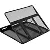 Amazon Basics Supporto per laptop ergonomico, regolabile e ventilato, compatibile con computer portatili fino a 17,3", 33 x 28.7 x 18.5 cm, nero