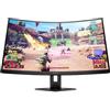 HP OMEN 27c Monitor Curvo da 27 pollici, Pannello VA 16:9 2K QHD 240Hz, 1 ms, DisplayHDR 400, Antiriflesso, 400 nits, AMD FreeSync, VESA, USB-A, Nero