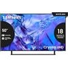 SAMSUNG Smart TV Samsung UE50DU8570UXZT Crystal UHD 4K, Smart TV 50" Processore Crystal Processor 4K, Slim Look Design, Q-Symphony e OTS Lite, Compatibile con Bixby, Alexa e Google Assistant, Titan Gray 2024