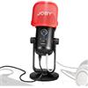 JOBY Wavo POD USB Microfono a Condensatore per PC, Streaming, Podcasting, Controlli Mute e Gain, Microfono per PC, Plug & Play per PC e Mac, Microfono USB, Microfoni a Condensatore