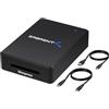 SABRENT Lettore di schede SD Express 7.0 USB C, lettore esterno USB 3.2 Trasferimento dati ad alta velocità 985 MBps, adattatore SD-Express compatibile con schede SD V90, V60, V30, UHS-II, UHS I