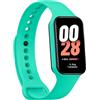 OcioDual Cinturino di Compatibile con Xiaomi Smart Band 8 Active/Redmi Smart Band 2, colore Turchese, cinturino di ricambio in Silicone Gomma morbida e flessibile per lo sport traspirante