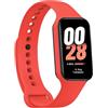 OcioDual Cinturino di Compatibile con Xiaomi Smart Band 8 Active/Redmi Smart Band 2, colore Rosso, cinturino di ricambio in Silicone Gomma morbida e flessibile per lo sport traspirante