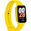 OcioDual Cinturino di Compatibile con Xiaomi Smart Band 8 Active/Redmi Smart Band 2, colore Giallo, cinturino di ricambio in Silicone Gomma morbida e flessibile per lo sport traspirante
