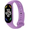 OcioDual Cinturino di Ricambio in Silicone, Lavanda, Compatibile con Xiaomi Band 7 6 5, Compatibile con Amazfit Band 5, Bracciale in Gomma Morbida e Flessibile, Sport Band
