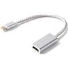 zimaboard Cavo Mini DisplayPort maschio a HDMI femmina 4K 60Hz, adattatore Thunderbolt a HDMI compatibile, Macbook Pro, Microsoft Surface Series e qualsiasi altra porta MiniDP Bianco
