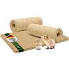 ProFlora® Tappeto per roditori in 100% canapa, biodegradabile, per roditori come conigli, porcellini d'India e criceti (100 x 50 cm, 5 mm di spessore, 2 pezzi)