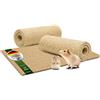 ProFlora® Tappeto per roditori in 100% canapa, biodegradabile, per roditori come conigli, porcellini d'India e criceti (100 x 50 cm, 5 mm di spessore, 1 pezzo)