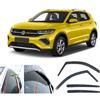 Generic AC WOW - 4 deflettori d'aria per Volkswagen T-Cross 2018 2019 2020 2021 2022 2023 2024 2025