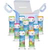 Bubble World - Bolle di Sapone Peppa Pig - Bolle di Sapone Bambini - Confezione da 12 pz - Tubetti Monocolore e soffiatore Integrato - Ideale Come Gadget per Compleanno Bambini - Made in Italy