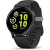 Garmin vívoactive 5, Smartwatch AMOLED 1,2", Cassa 42mm, Musica, Pay, +30 Sport, GPS, Cardio, Coach Sonno, Benefici Workout, Autonomia 11 giorni (Black & Slate)