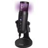 Venom Microfono per streaming cardioide USB con griglia a rete luminosa a LED (PS5/PS4/PC)