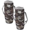 MAURY'S Set 2 Porta Bottiglie Termico Military 2lt Colori Assortiti