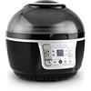 KLARSTEIN VitAir Turbo - Friggitrice ad Aria Calda, 14 Watt, Camera Cottura 9 L, Grill, Tostatura, Riscaldatore Alogeno a Infrarossi, Programmi Automatici, LCD, Strato Antiaderente, Nero/Grigio