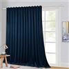 StangH Tende oscuranti extra lunghe in velluto blu navy tende termiche ad alta efficienza energetica per finestre per home theater appartamento soggiorno larghezza 100 x lunghezza 2743 cm 1 pannello