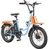 Hidoes C6 Bicicletta elettrica, motore da 250 W, batteria da 36 V 13 Ah, pneumatici da 20*3 pollici, velocità massima di 25 km/h