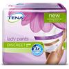 SCA HYGIENE PRODUCTS SpA PANNOLONE A MUTANDINA ASSORBENTE TENA SILHOUETTE BLANC MEDIUM 6 PEZZI