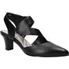 Easy Street Women's Venue Dress Shoe Pump, Silver Satin/Gore, 6