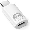 Seminer Adattatore Audio per Cuffie da USB C a Lightning, Connettore 3in1 da Maschio Type-C a Femmina Lightning con Convertitore di Dati e Carica per iPhone Serie 16/15, iPad e Altro(Bianco)
