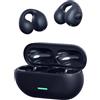Generico Cuffie auricolari aperte a clip -on - Cuffie wireless aperte | Auricolari di conduzione resistente al sudore, auricolari a clip per orecchie robusti, cuffie sportive all'aperto, auricolari da allename