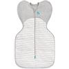 Love To Dream Swaddle UP, Neonato 2,2-3,8 kg - Bianco Dreamer | Vestibilità aderente, favorisce un sonno sano | 2,5 Tog per autunno e inverno (16-20°C) | Cotone e doppia cerniera