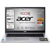 acer Notebook Aspire, Monitor da 17.3" FullHD IPS, IntelCore i7-1255U RAM 32Gb, N 2 SSD PCI da 512Gb (1TB), USB 3.2, Wi-Fi6, Lan 1Gbit, Svga Iris Xe, Tastiera Italiana, Win 11Pro, Pronto all'Uso