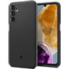 Spigen Essential Sand Blast Cover Compatibile con Samsung Galaxy M15 5G - Nero Opaco