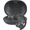 JLab JBuds Sport ANC 4 Auricolari Sportivi In-Ear, Bluetooth, 60h+ di Autonomia, Cancellazione del Rumore, Wireless, Custodia di Ricarica USB-C, IP66 Resistente al Sudore, Multipoint, Nero