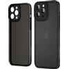 memumi 𝟮𝟬𝟮𝟮 𝐍𝐄𝐖 Silicone Liquido Traslucido Custodia Cover Compatibile con iPhone 13 PRO Case (6.1"), Sottile e Antiurto, Nero Traslucido