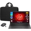 HP 250 G10, Computer Portatile Notebook, Intel i5-1334u 10 Core 3.4Ghz, Display 15.6'' FHD, Ram 16GB, SSD 512GB, Windows 11, Pronto all'uso con Libre Office + Borsa e Mouse