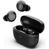 JLab Go Pop ANC Auricolari Bluetooth ANC, 24+ h di autonomia, IP55 resistenti al sudore, microfono, chiamate chiare e connessione multipoint, Nero