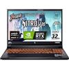 acer Nitro V16, Notebook gaming, cpu Ryzen7 8845HS, RAM 32Gb DDR5, SSD Pci 512Gb, Display 16" IPS 165Hz WUXGA 1920X1200, Svga GeForce RTX4050 6Gb, Tastiera Retroilluminata, Win 11 - Preconfigurato