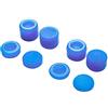 OcioDual 8 Protezione Copertura in Silicone Compatibile con L3 R3 Controller PS4/Slim/PRO Blu Tappi Cappucci Copri Levette Gomma