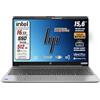 HP 250 G9 pc portatile, RAM 16 Gb DDR 4, SSD da 512 Gb Display FHD 15.6", Intel N4500 fino a 2,8 GHz, Wi-fi, 3 usb, webcam HD, Win 11 Pro, tastiera retroilluminata, preconfigurato, Garanzia Italia