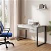 DEGHI Scrivania 120x60 cm in legno rovere norvegia con porta usb e cassetti - Belvedere
